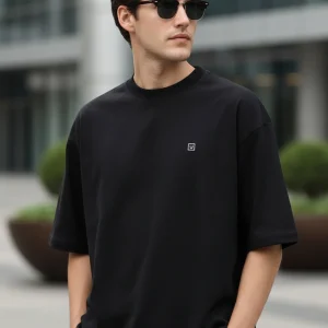 Urbano Fashion Men Solid Round Neck Pure Cotton Brown T-Shirt