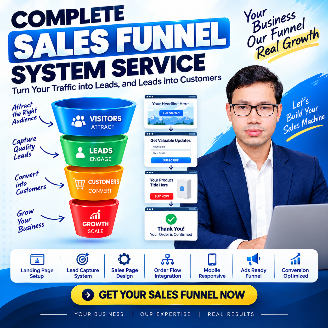 Complete Sales Funnels System Framework Digital Ebook